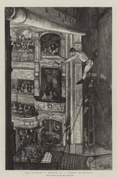 O ginasta, um esboço em um salão de música de Londres